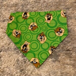Pet Tasmanian Devil collar Scarf it's Green